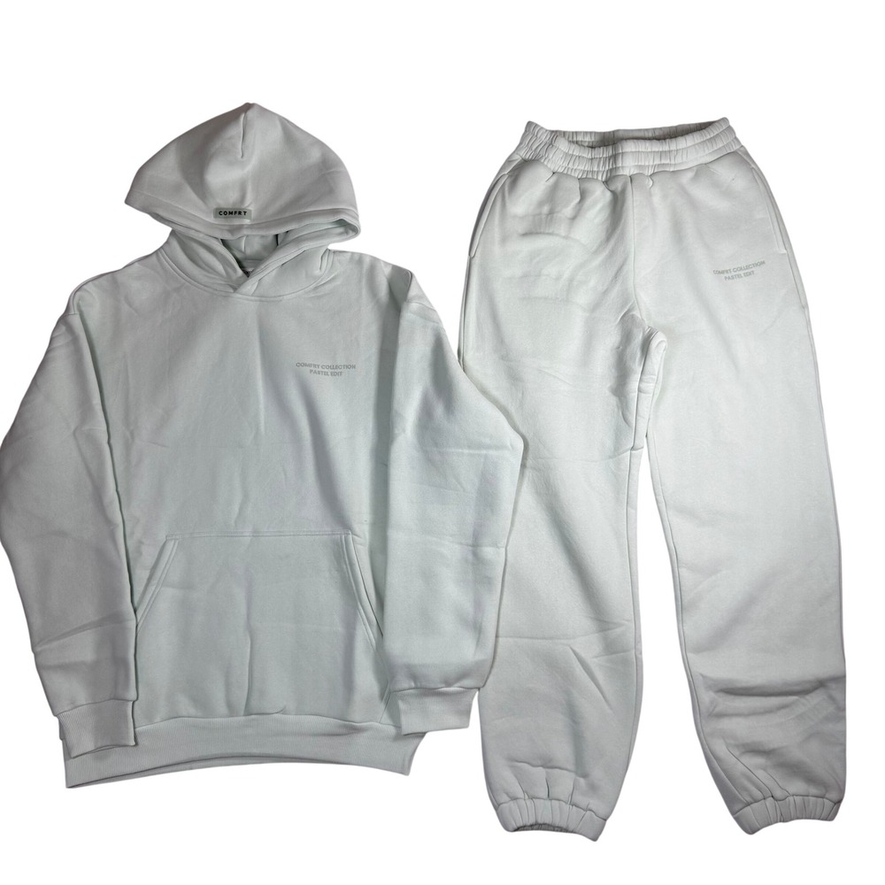 Comfrt Pastel Edit Mint Hoodie Sweatpants Set Medium Oversized Unisex New Set